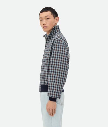 Cotton Gingham Blouson