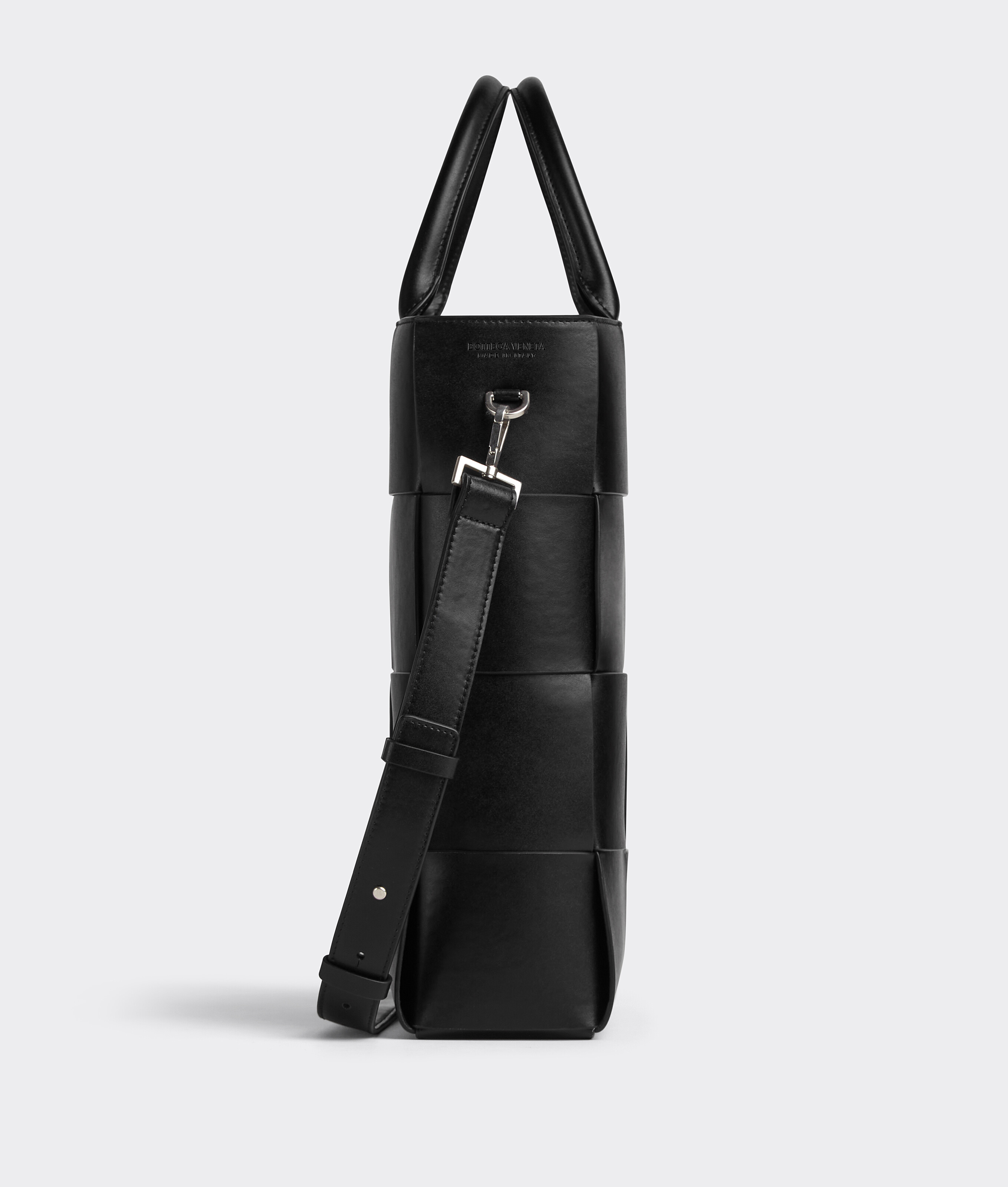 Shop Bottega Veneta Arco Tote Bag In Black