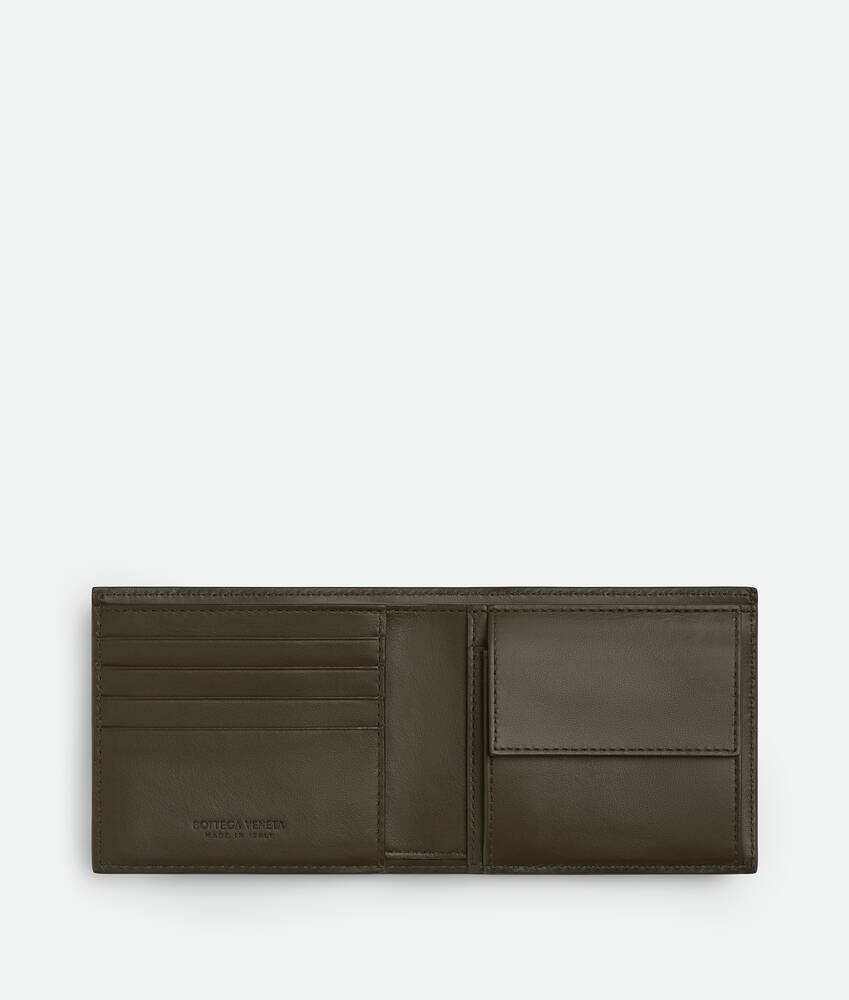 Display a large version of the product image 2 - Intrecciato Bi-Fold Wallet With Coin Purse