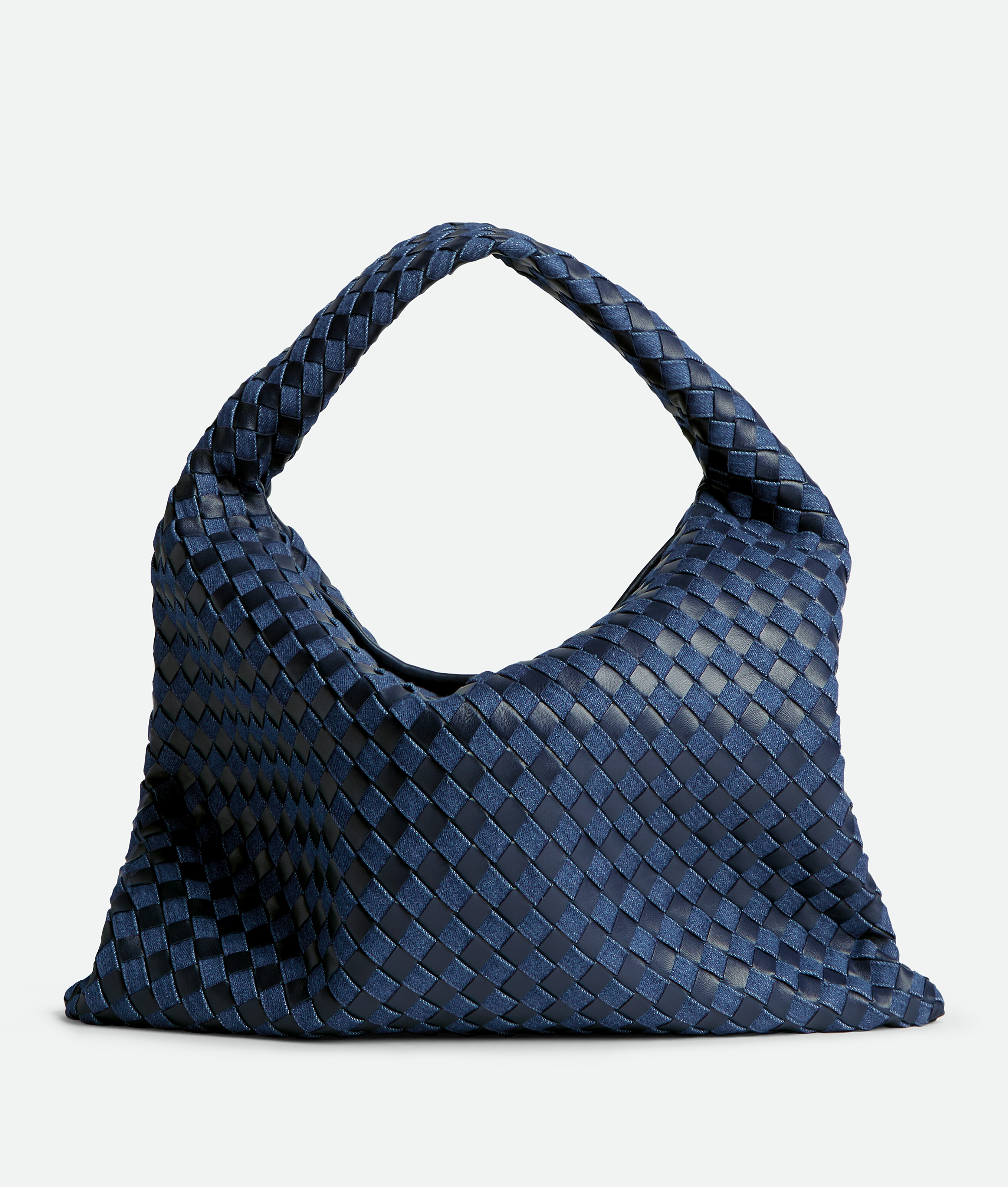 Bottega Veneta Large Hop Bag In Abyss/indigo