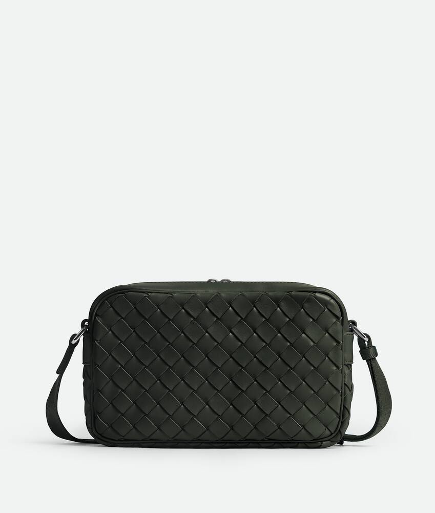 Small Intrecciato Camera Bag in DARK GREEN Bottega Veneta® NL