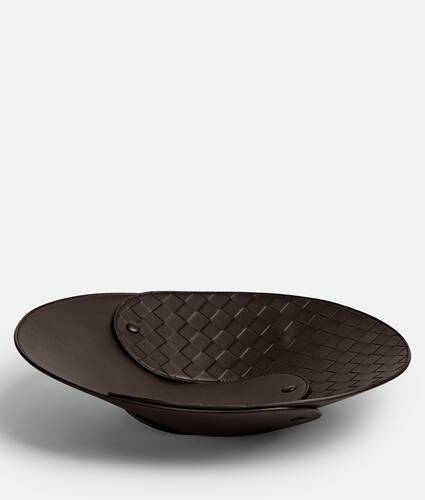 Display a large version of the product image 1 - Interlocking Leather Tray - L