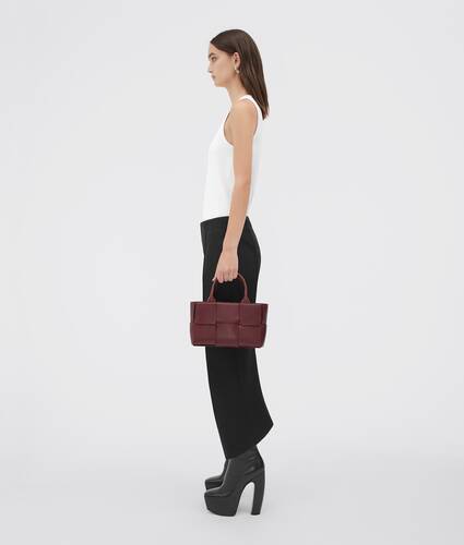 Bottega Veneta - Mini Arco Chalk Matte Rubber Tote