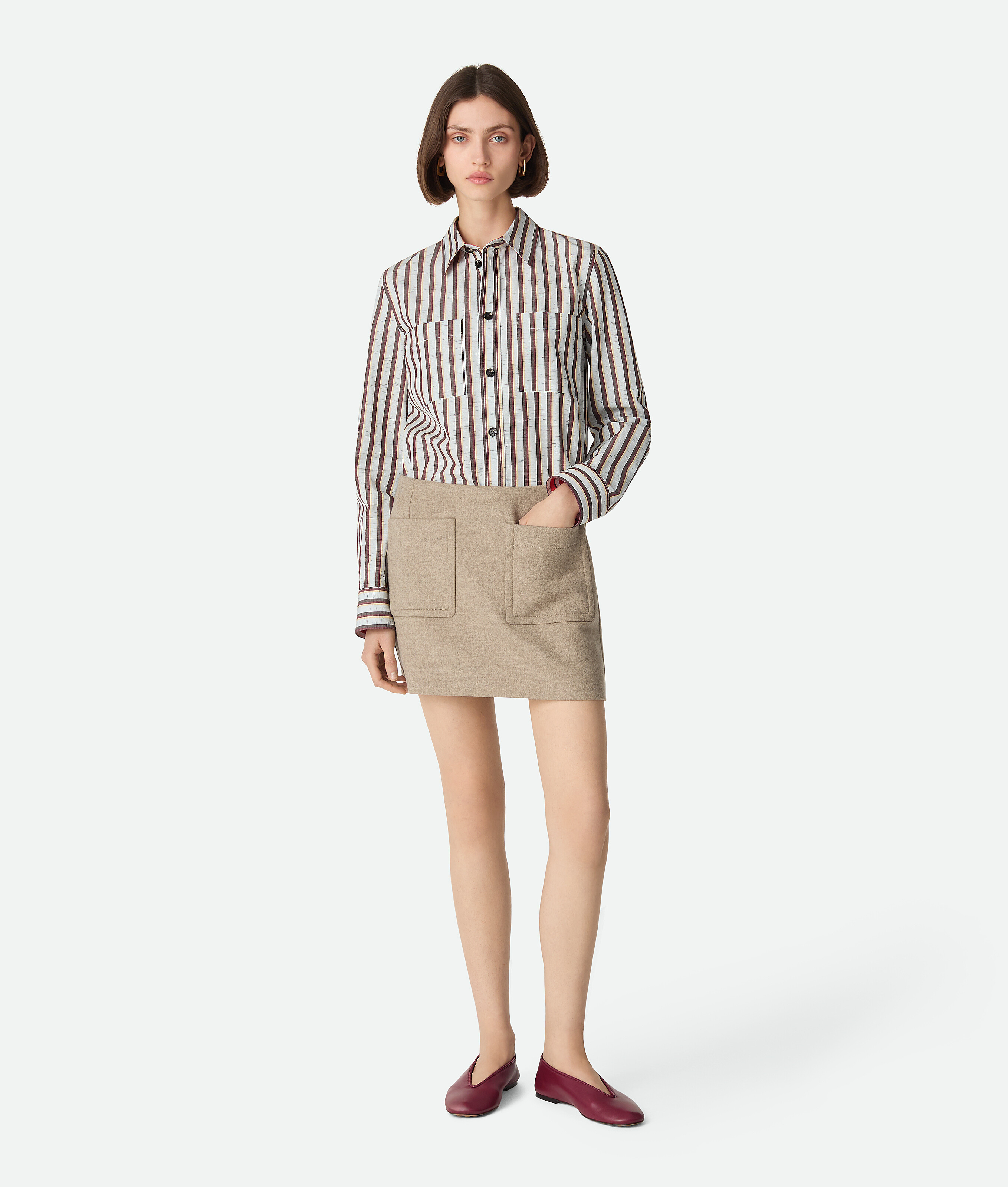 Wool And Cashmere Skirt
