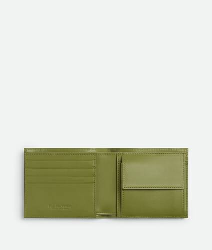 Intrecciato Bi-Fold Wallet With Coin Purse