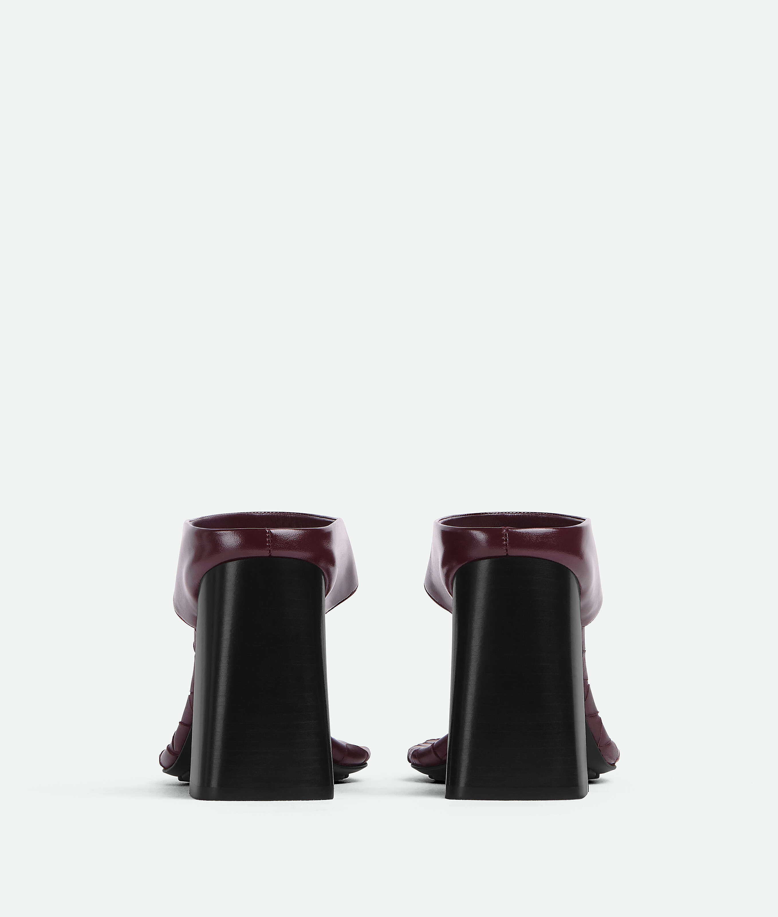 Bottega Veneta Marella High-heeled Sandals In Dark Barolo