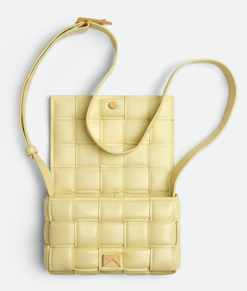 Bottega Veneta Women's Small Padded Cassette - Yellow - Shoulder Bags