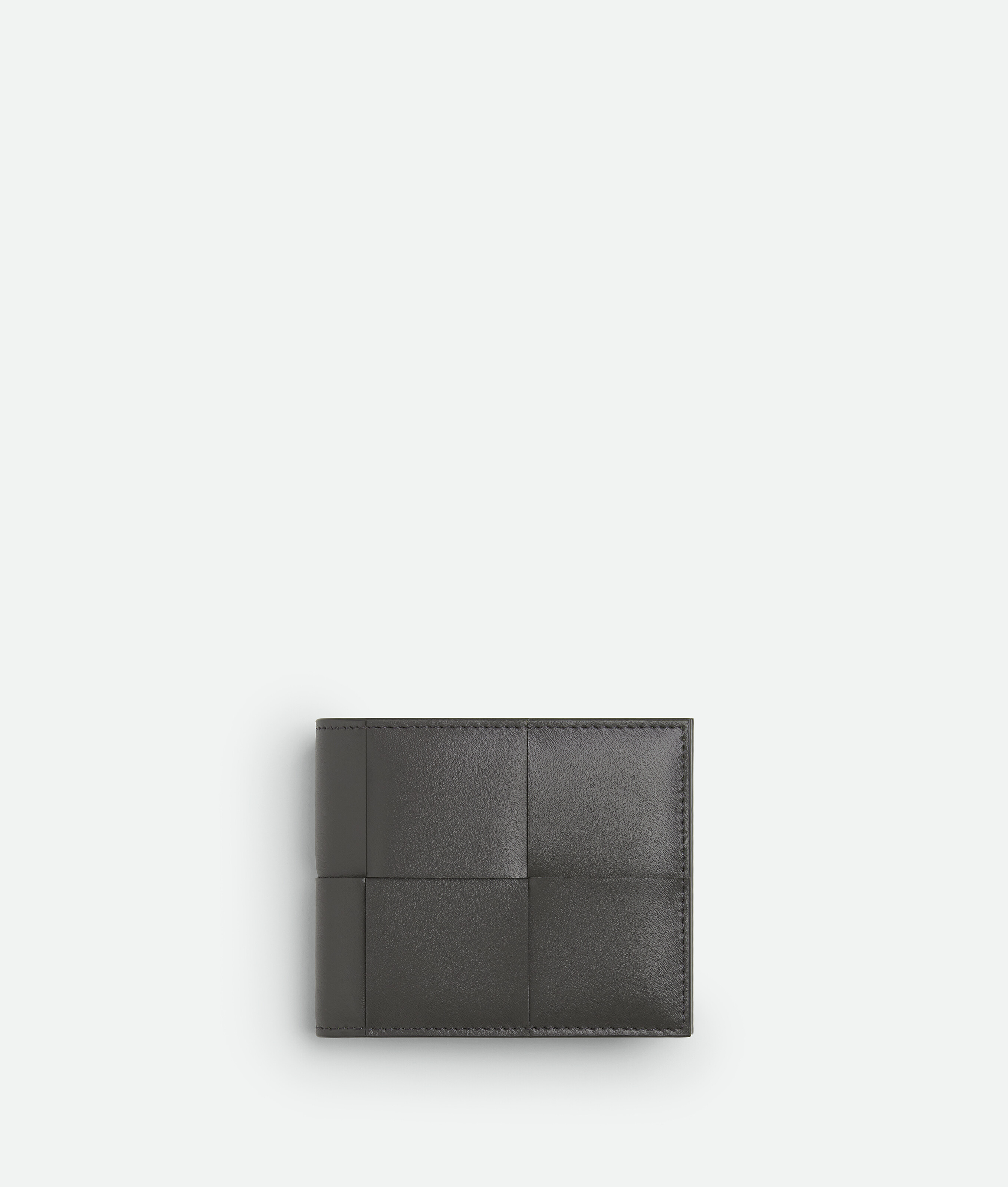 Bottega Veneta Cassette Small Bi-fold Wallet With Zip - Lapilli/limonite - Man