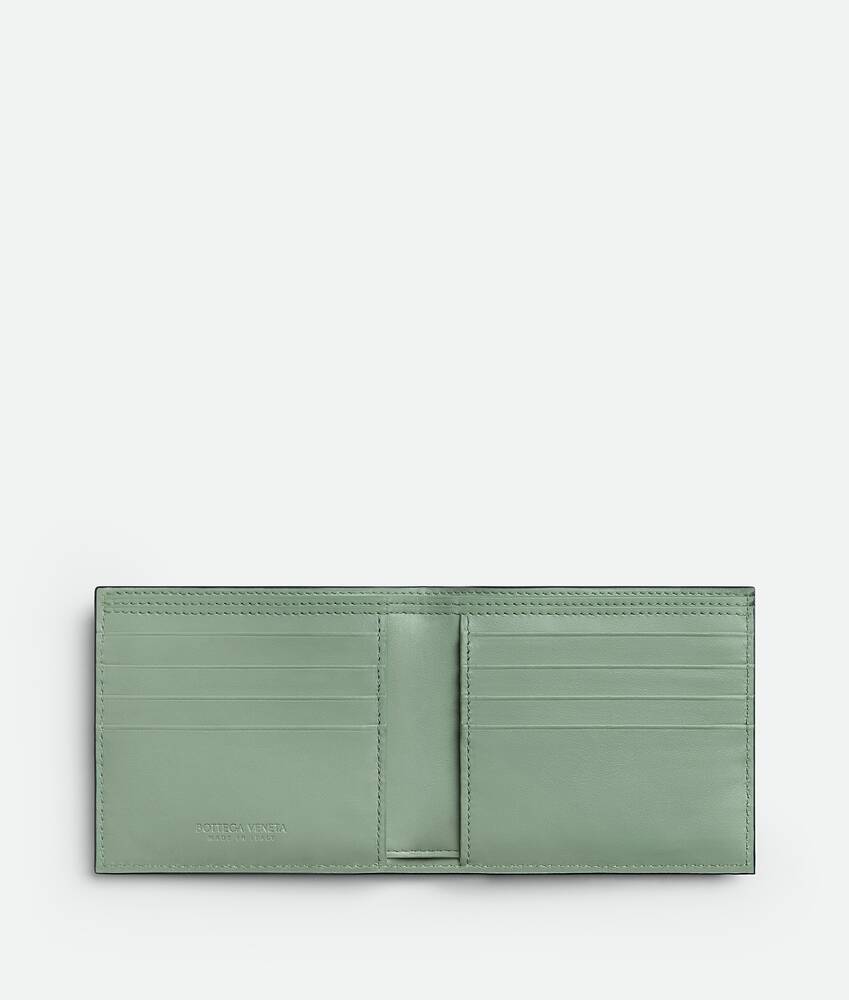 Bottega Veneta Men s Intrecciato Bi Fold Wallet in Space new sauge. Shop online now