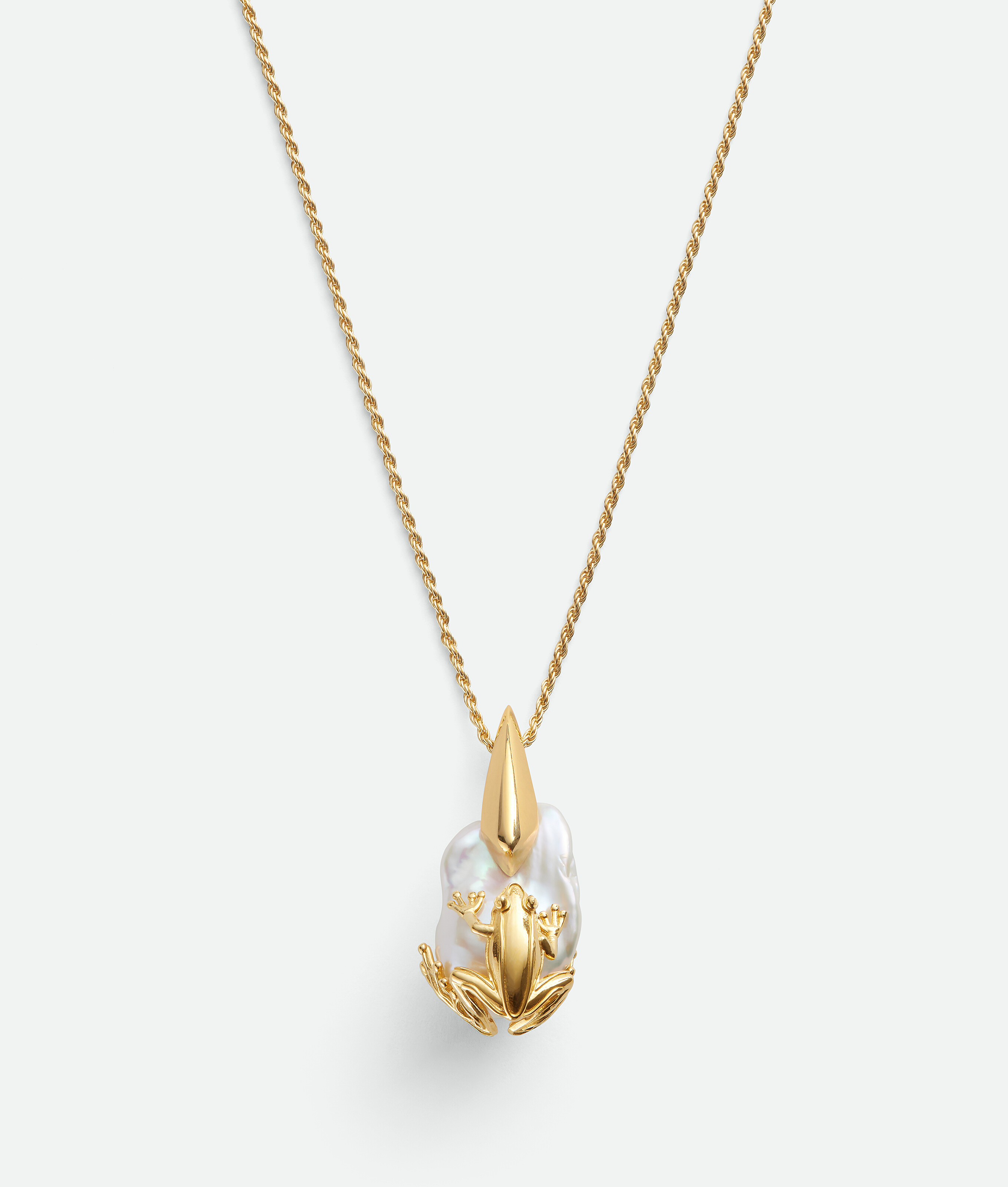 Bottega Veneta Rana Pearl Necklace In White