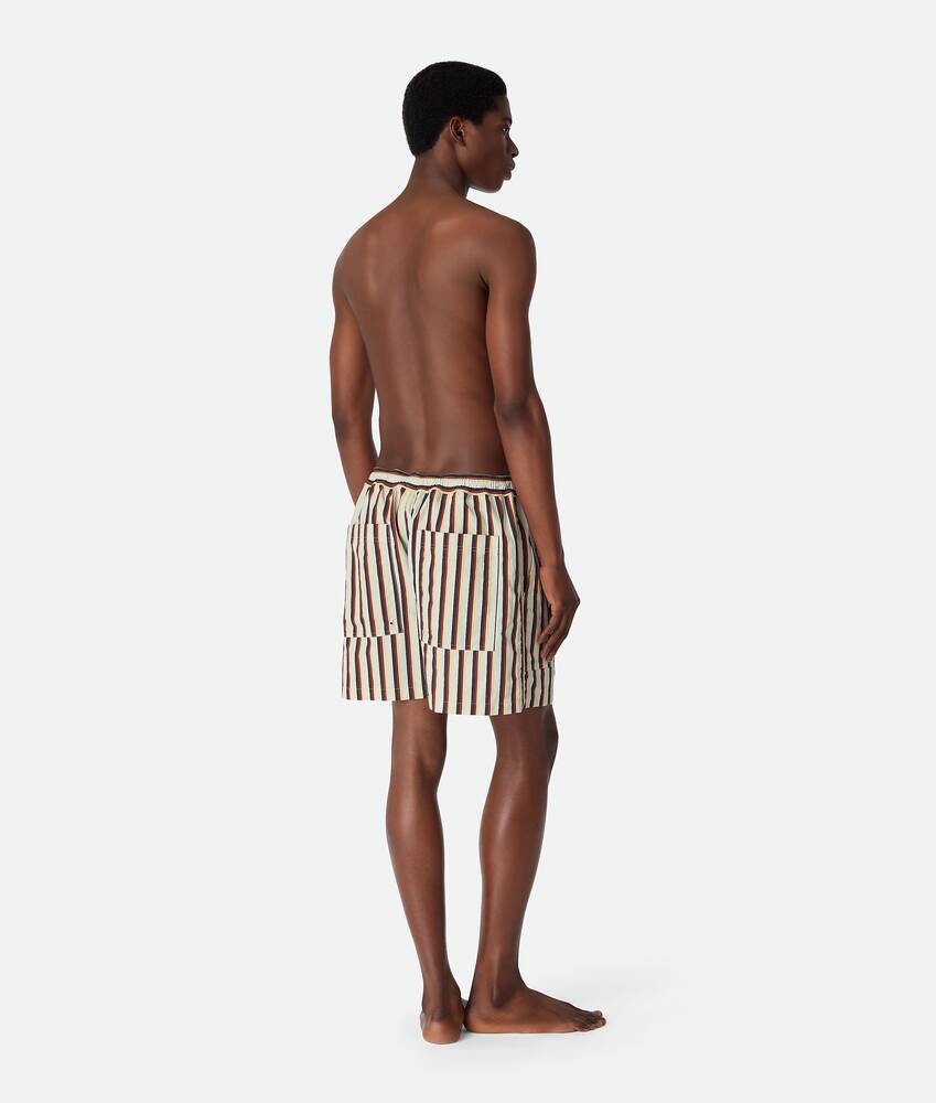 Display a large version of the product image 3 - Stripe Nylon Swim Shorts