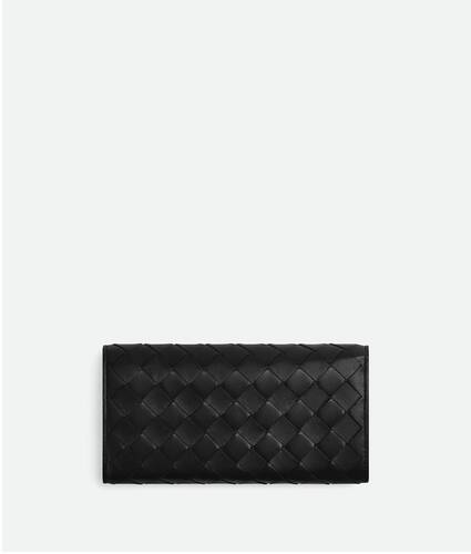 Intrecciato Large Flap Wallet