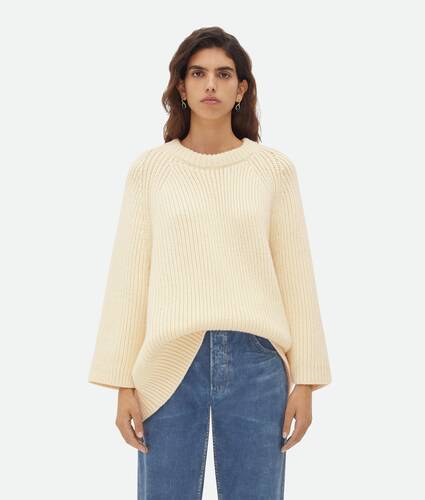 Display a large version of the product image 1 - Oversized Wool Cashmere T-Shirt