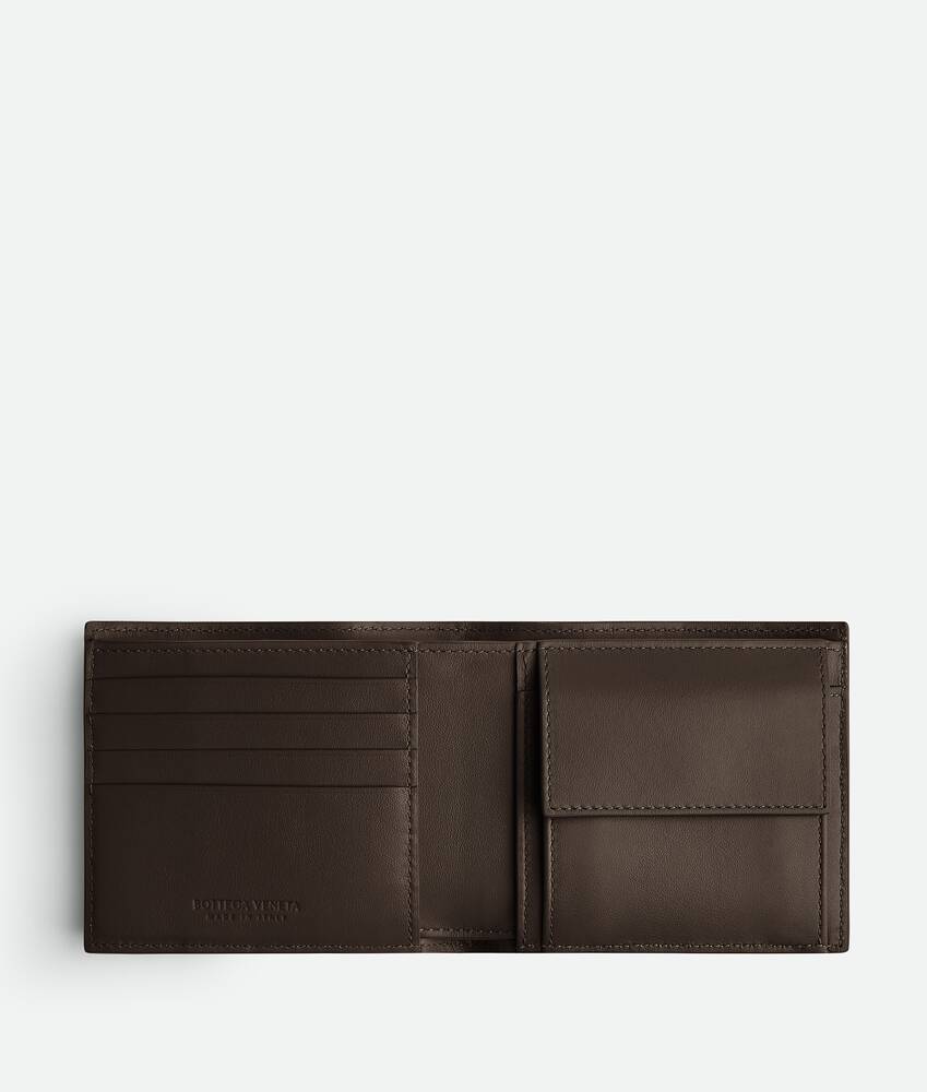 Display a large version of the product image 2 - Intrecciato Bi-Fold Wallet With Coin Purse