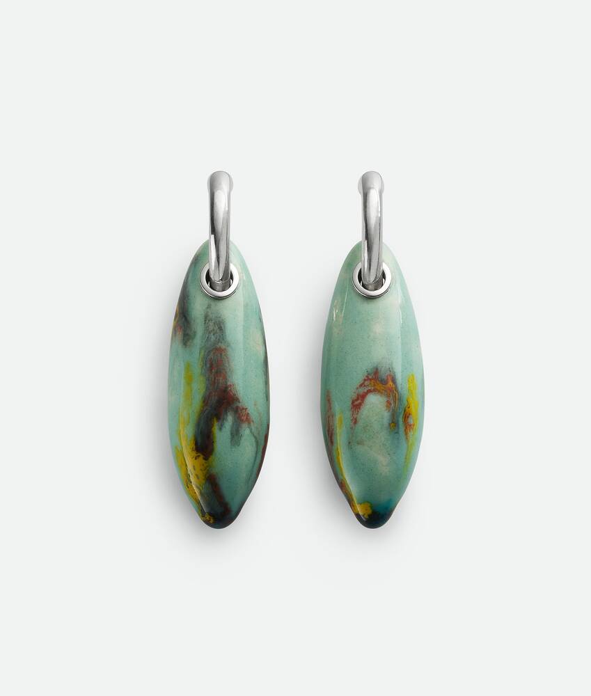 Display a large version of the product image 3 - Ellipse Large Ceramic Earrings