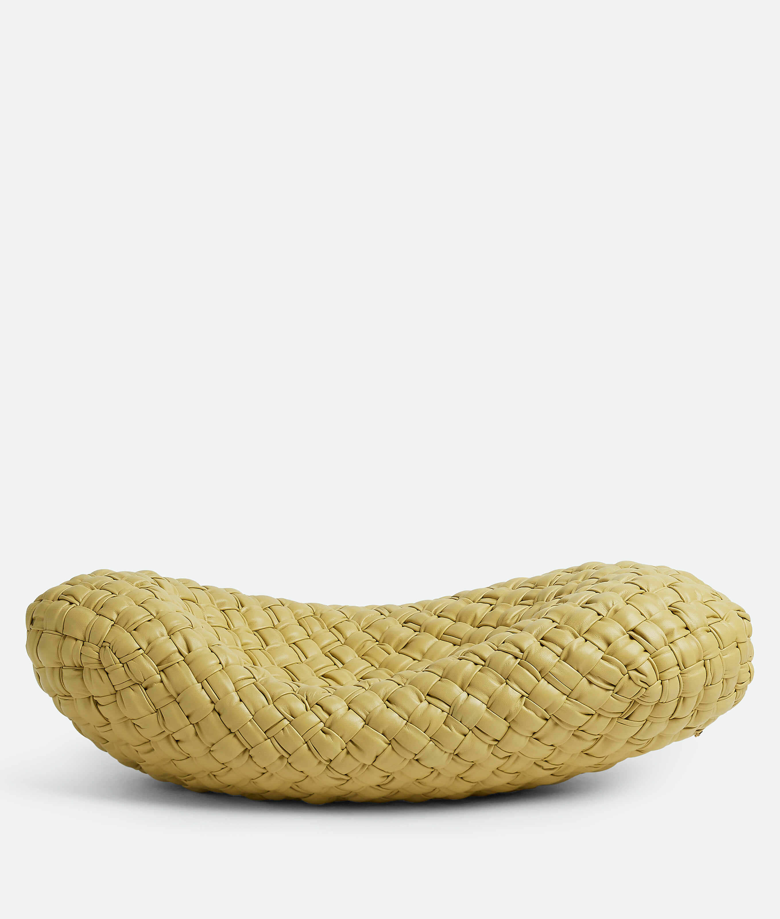 Bottega Veneta Big Banana Tray In Straw