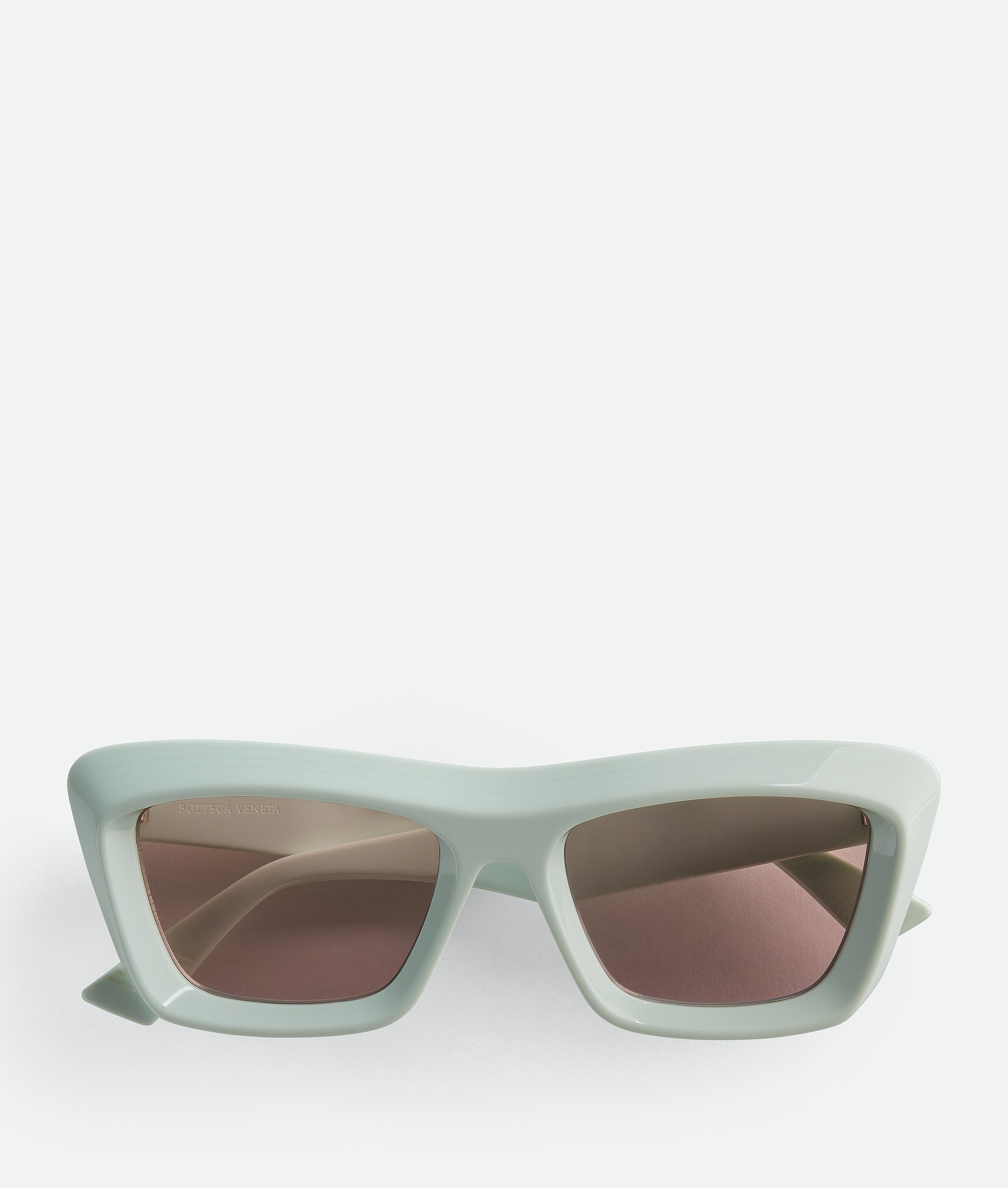 Bottega Veneta Classic Cat Eye Sunglasses In Green