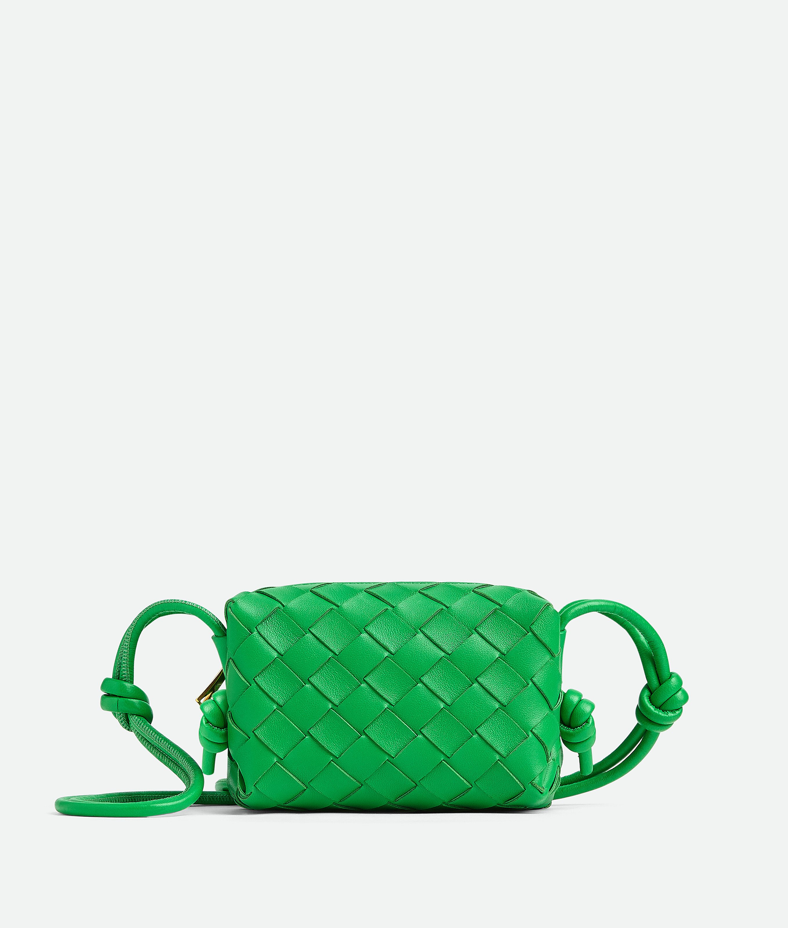 Bottega Veneta Candy Loop Camera Bag In Green