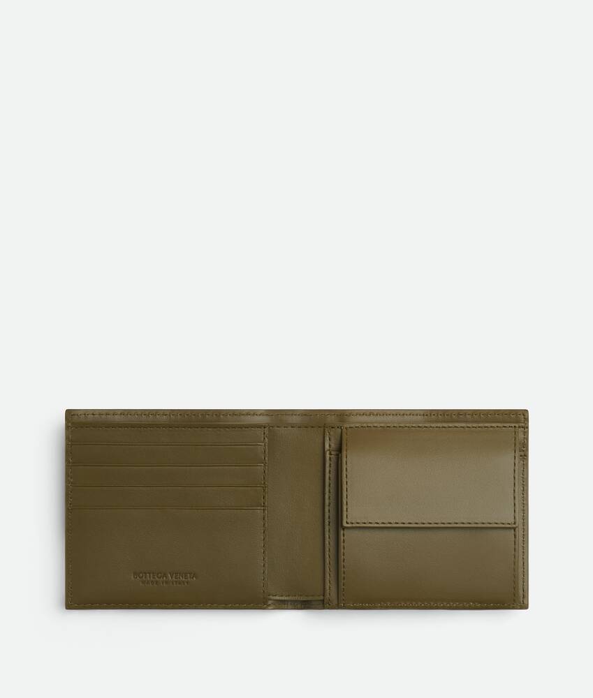 Bottega Veneta Men's Bi-fold Wallet with Coin Purse