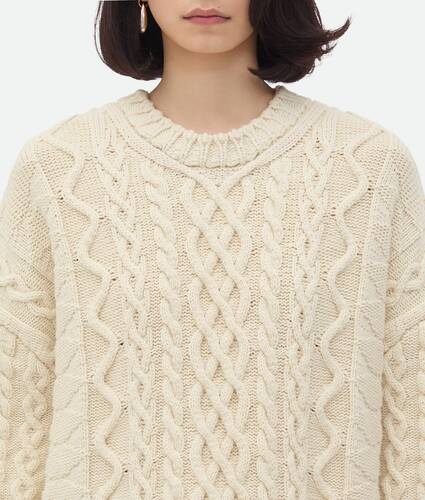 Aran Cable Wool Jumper