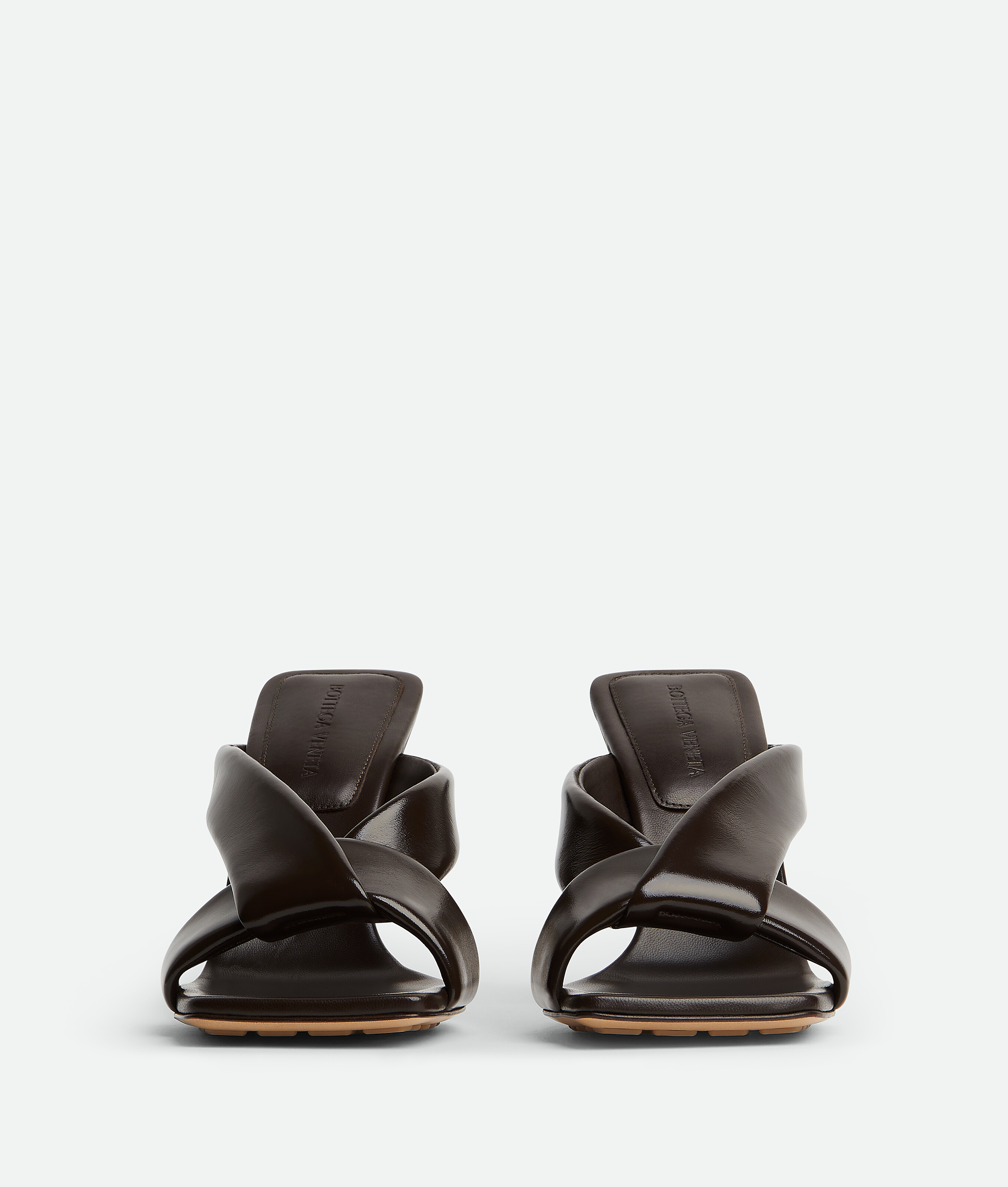Bottega Veneta Riva Crossover Strap Sandal In Fondant