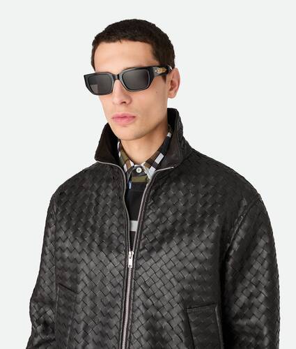 Intrecciato Square Sunglasses