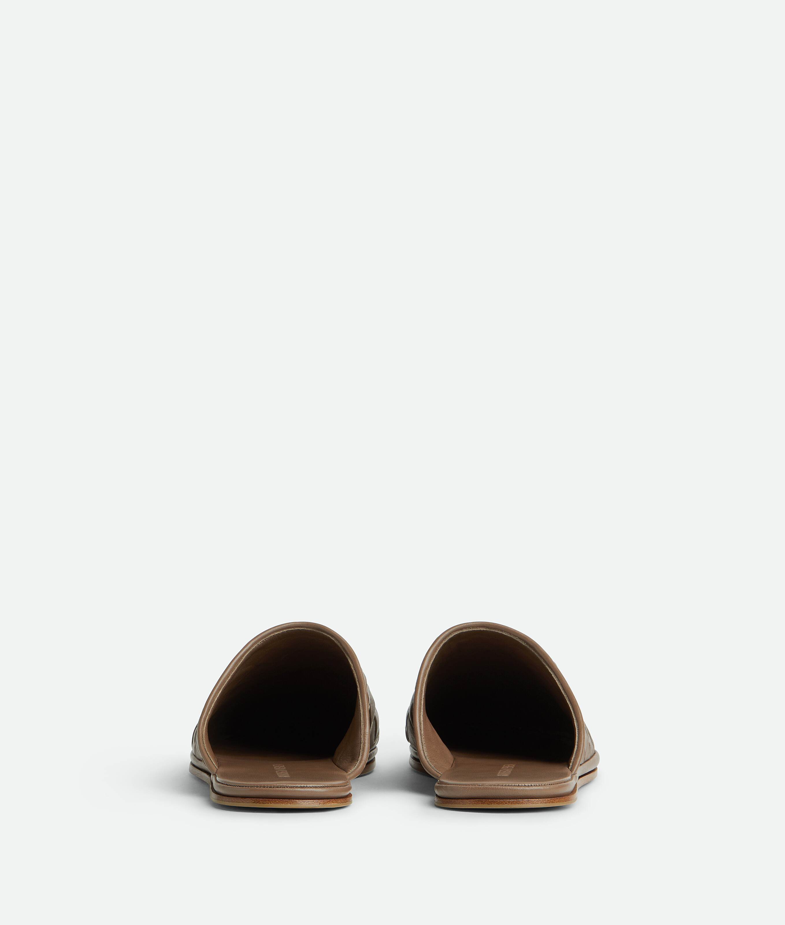 Bottega Veneta Woven Lambskin Leather Slip-on Mules In Pinecone