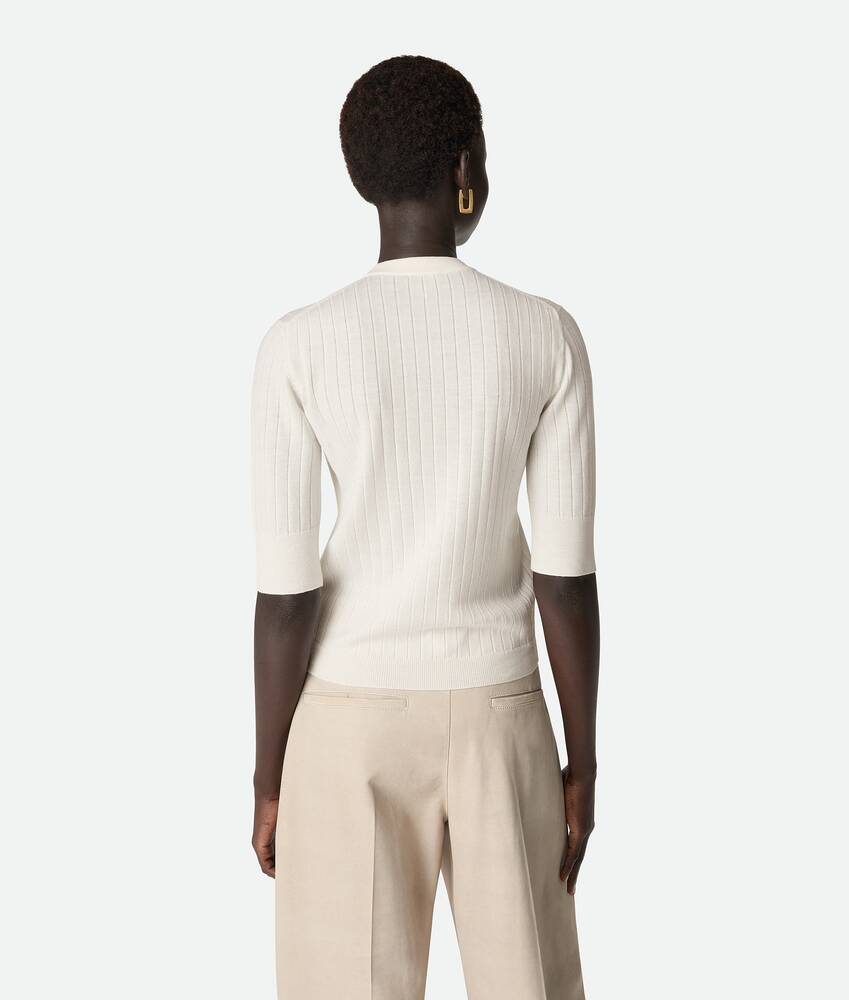【万能アイテム】BOTTEGA VENETA チョークウール リブ トップス チョークウール リブ トップス| Bottega Veneta® 日本