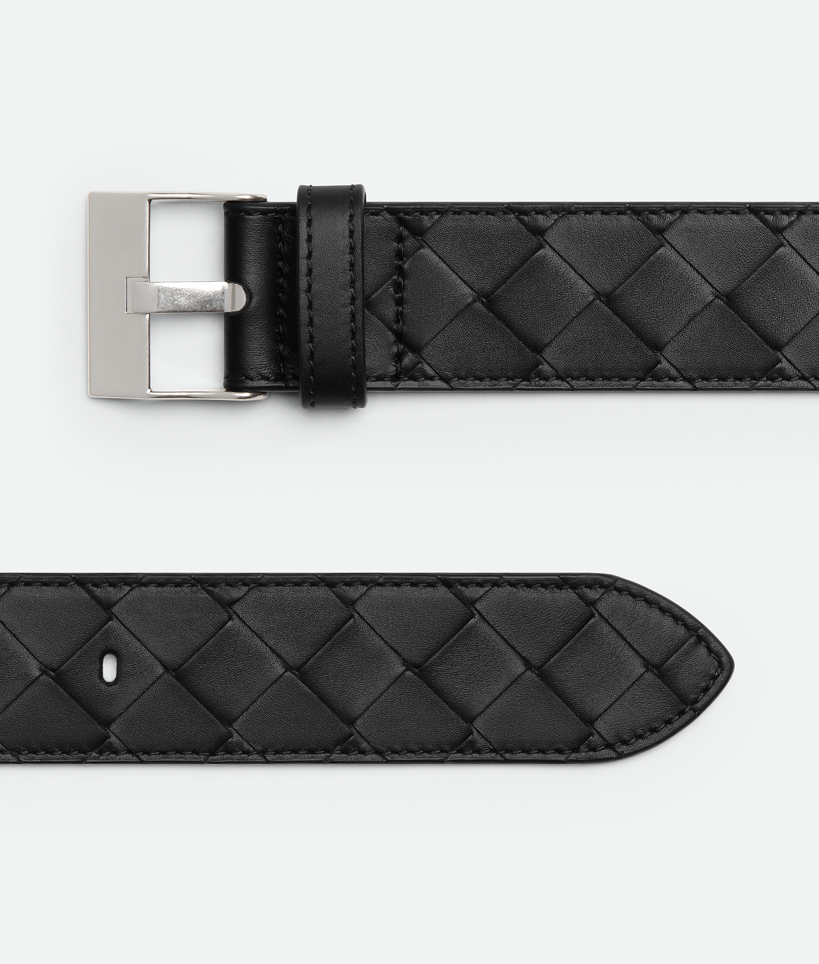 BOTTEGA VENETA INTRECCIATO WATCH BELT 