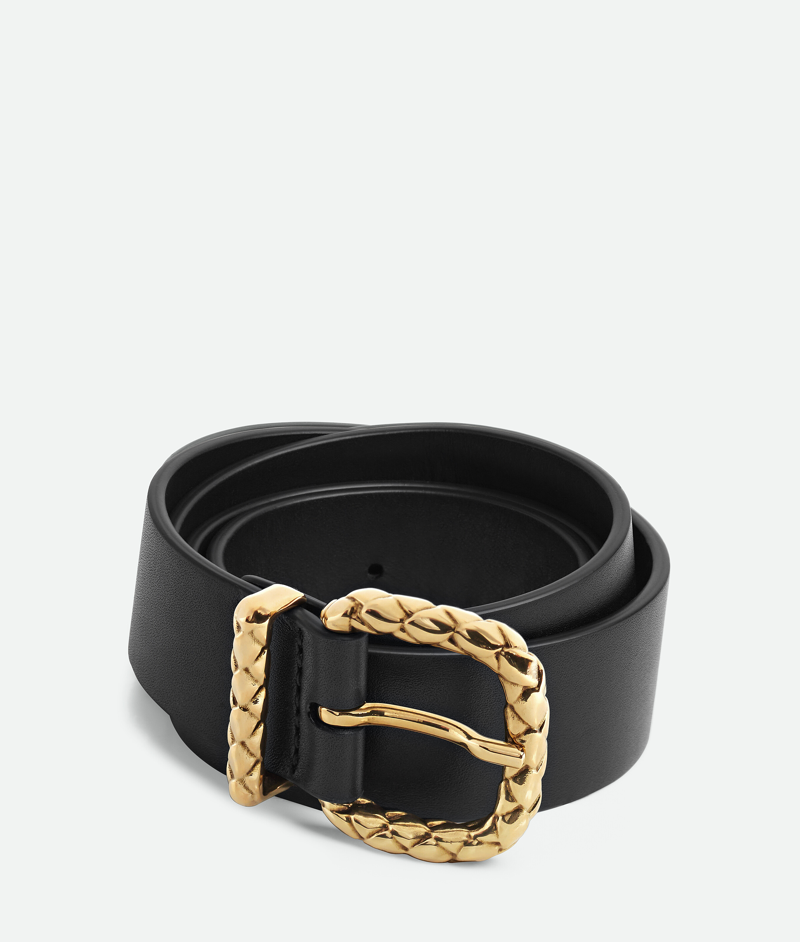 Bottega Veneta Coaxial Loop Belt - Black - Woman - 30