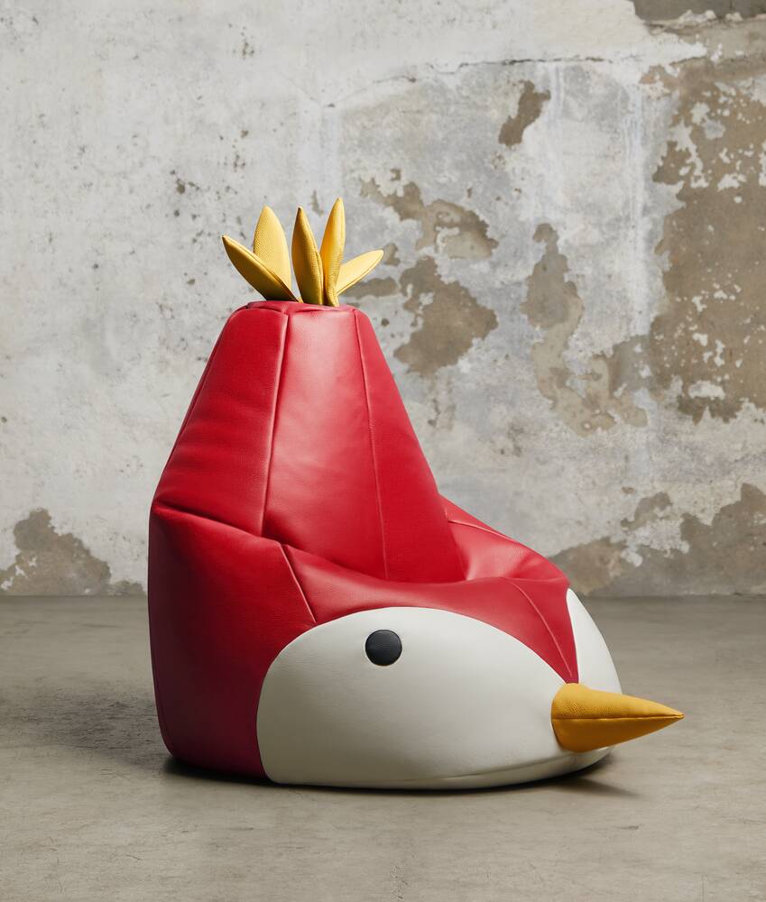 Afficher une grande image du produit 1 - Pouf oiseau petit format