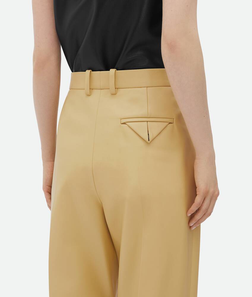 Display a large version of the product image 5 - Leather Wide Leg Trousers