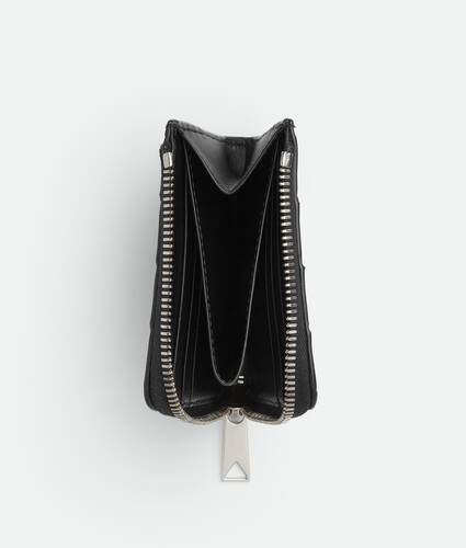 Cartera Intrecciato cuadrada con cremallera en el contorno