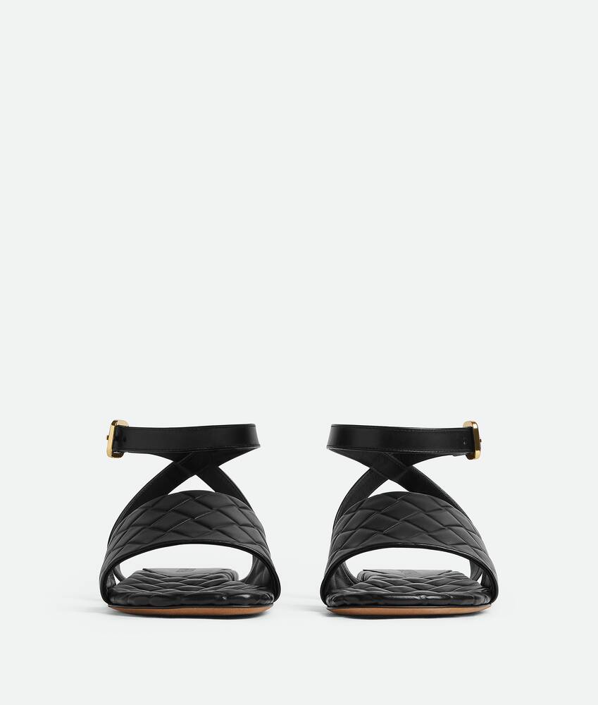 Bottega Veneta® Women's Amy Flat Sandal in Black. Shop online now.