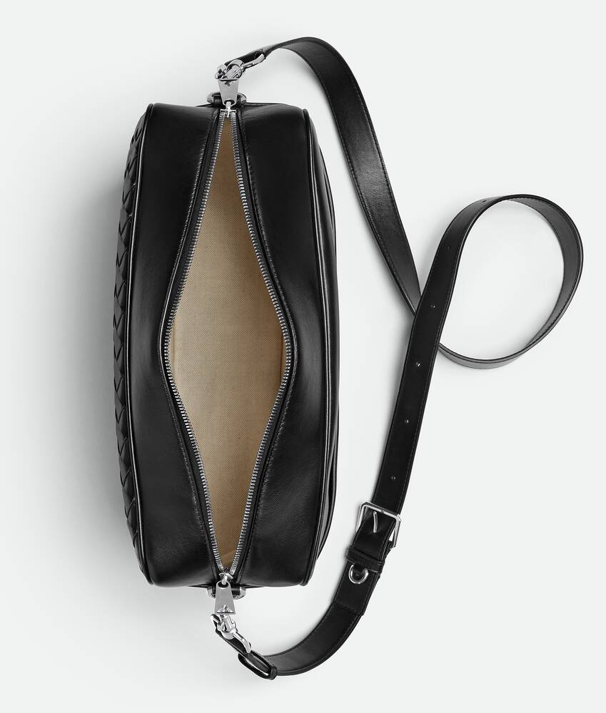 Display a large version of the product image 3 - Large Intrecciato Camera Bag With Pocket