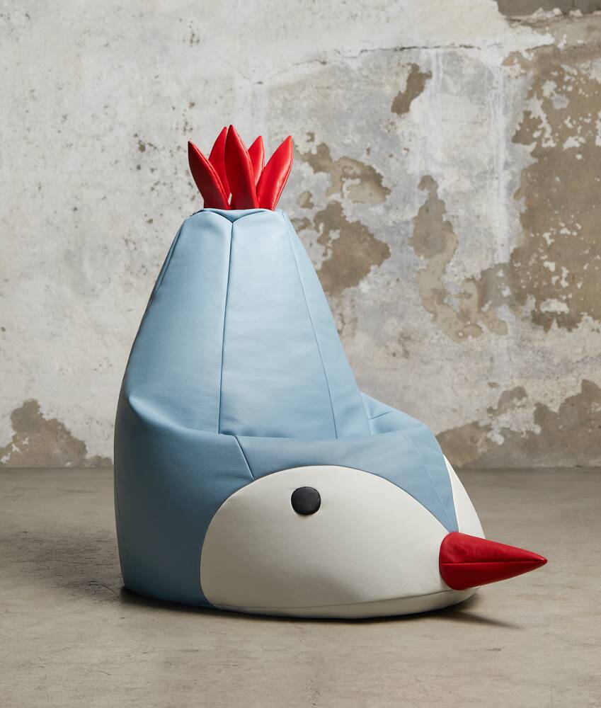 Afficher une grande image du produit 1 - Pouf oiseau petit format