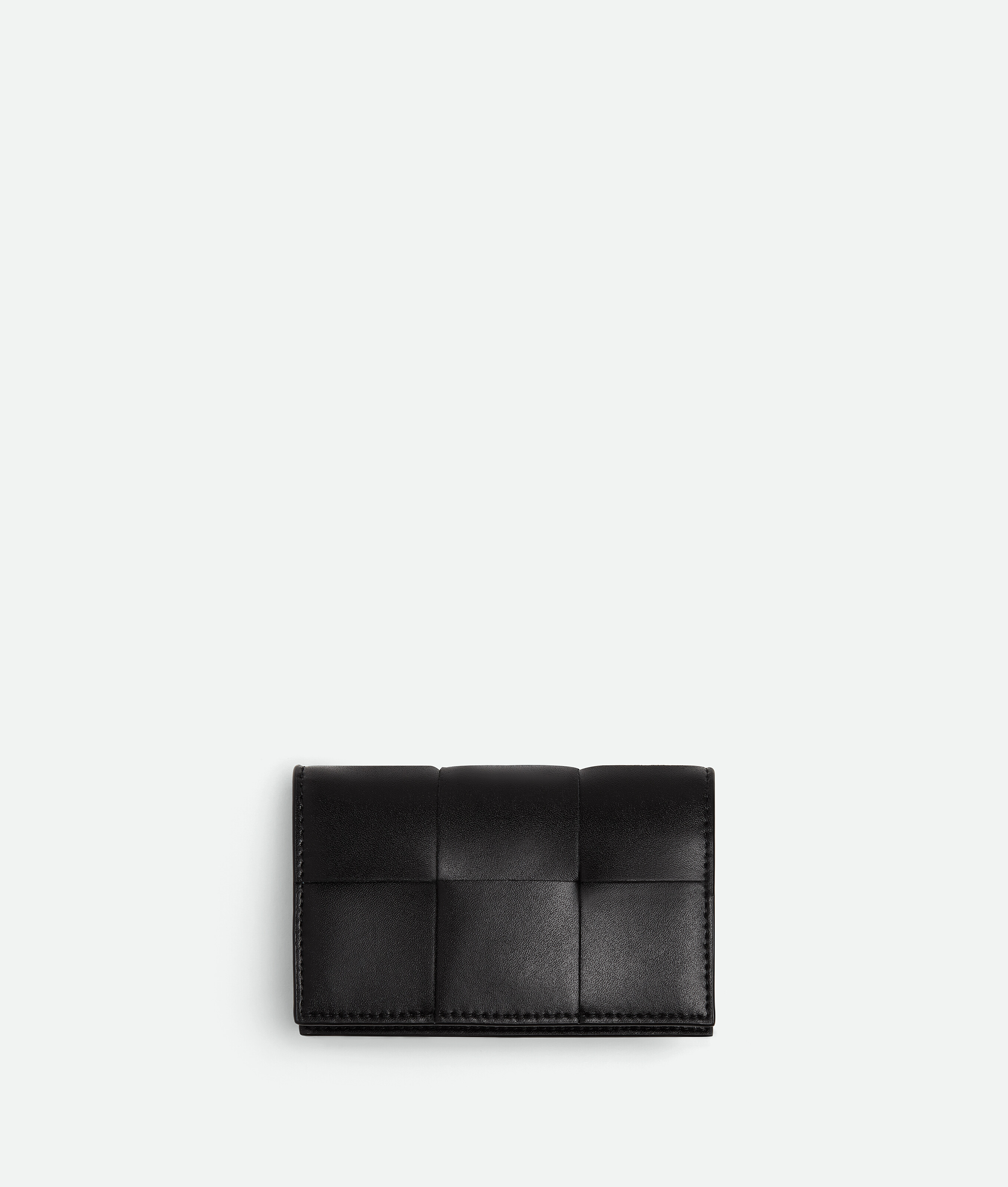 Bottega Veneta Cassette Business Card Case - Black - Man