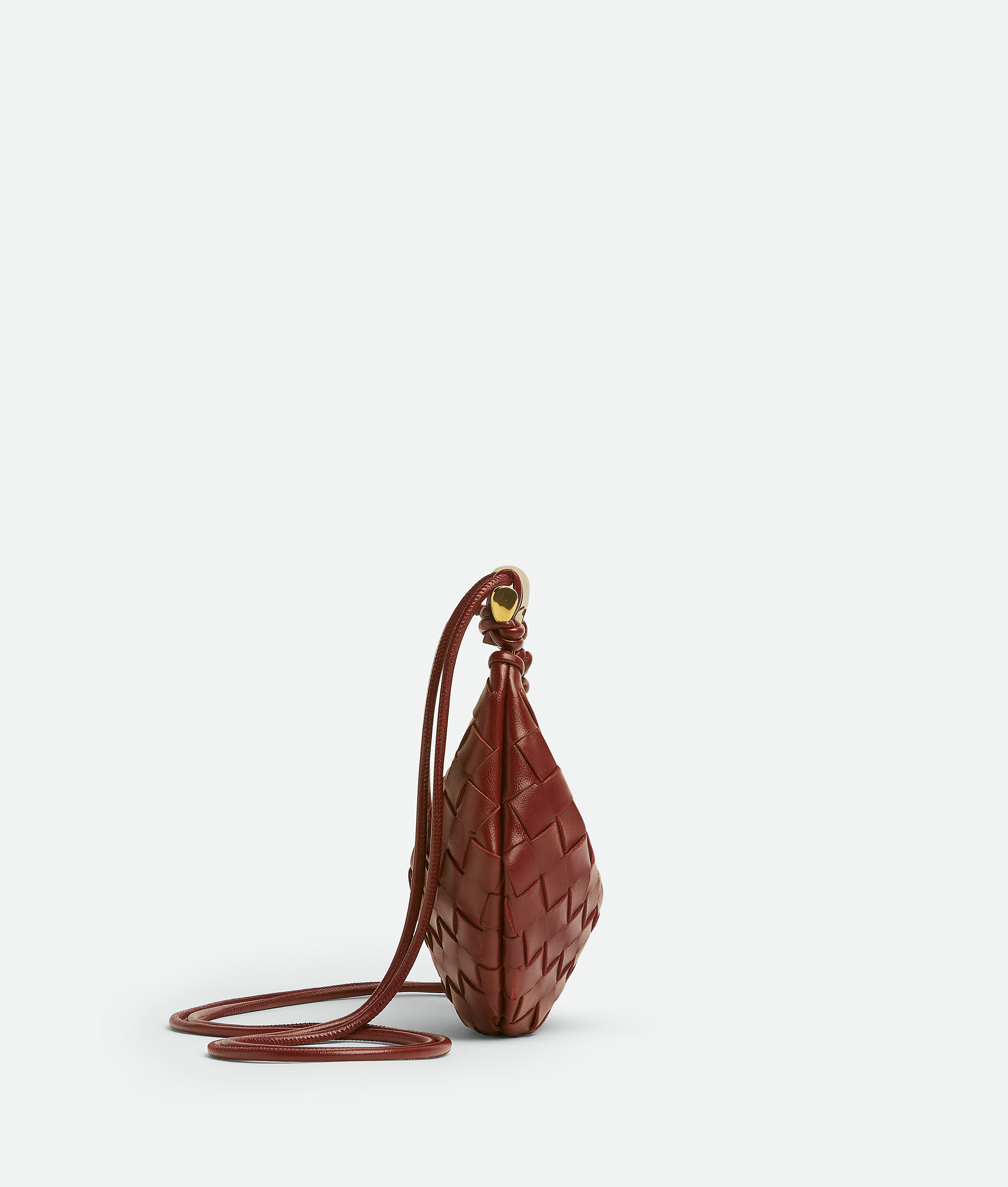 Bottega Veneta Baby Leather Sardine Cross-body Bag In Sapele
