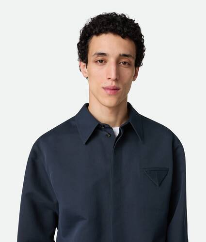 Silk And Cotton Twill Shirt
