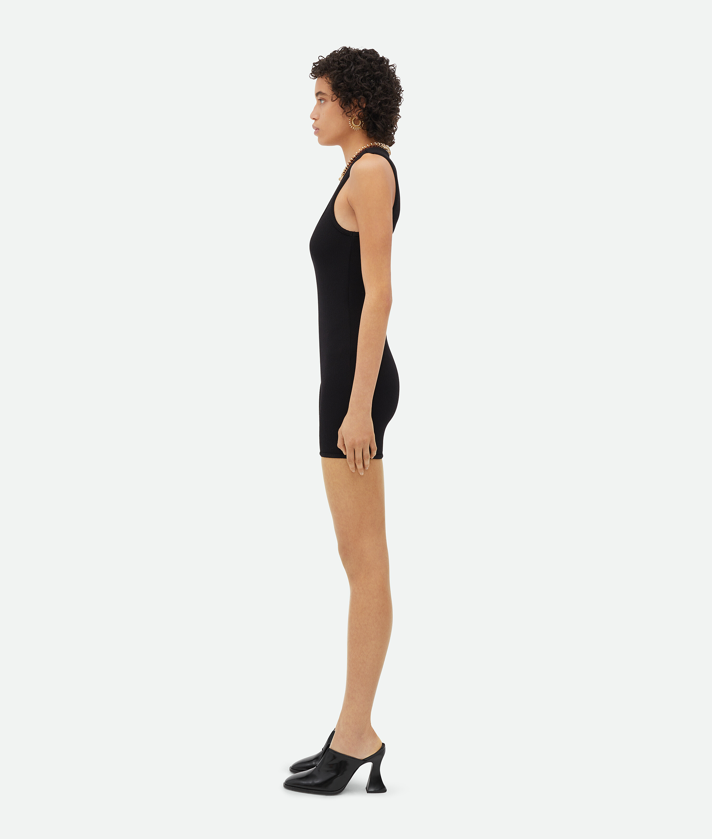 Bottega Veneta Bottega  Veneta Textured Nylon Body In Black