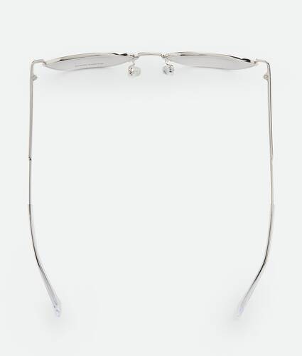 Classic Metal Brille mit halbrandlosen Panthos Gläsern