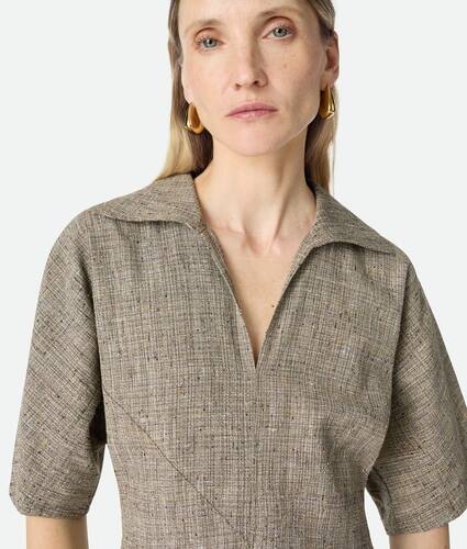 Fleck Viscose Dress