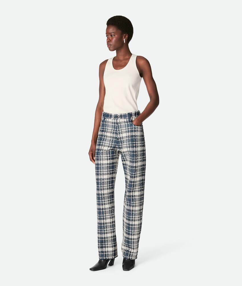 Display a large version of the product image 1 - Mini Intreccio Leather Pants