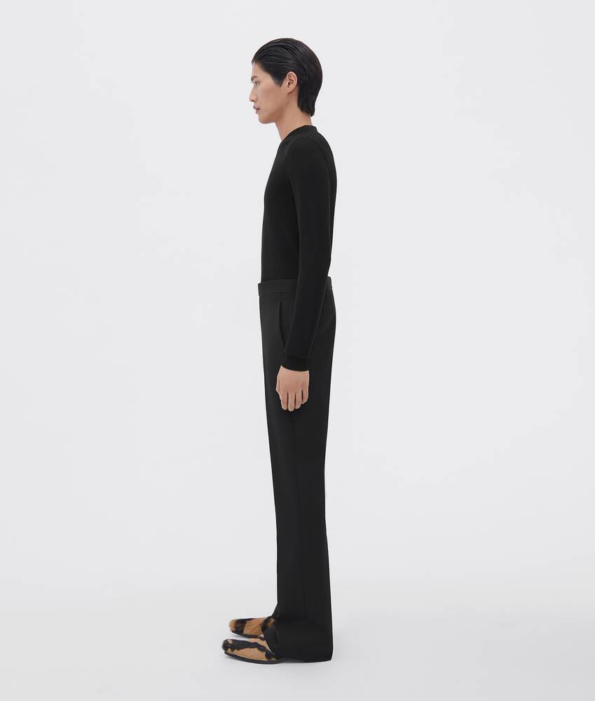 Display a large version of the product image 2 - Slim Leg Compact Wool Trousers