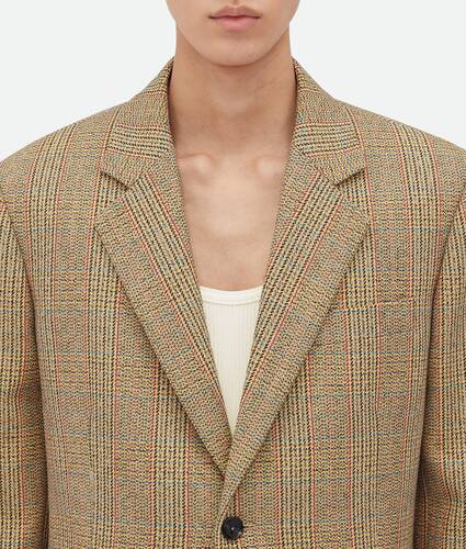 Prince Of Wales Wool Jacket