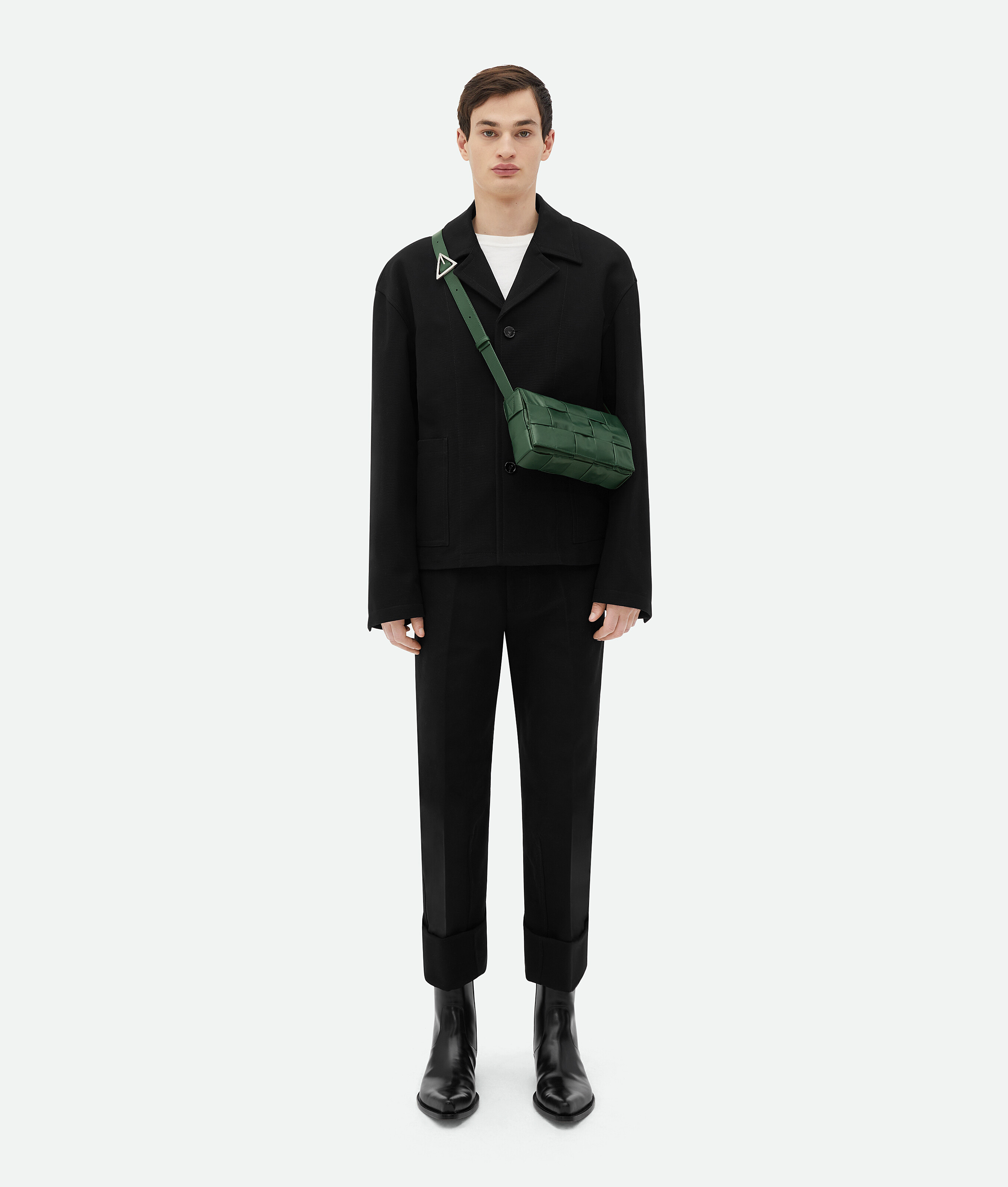 Shop Bottega Veneta Cassette In Green