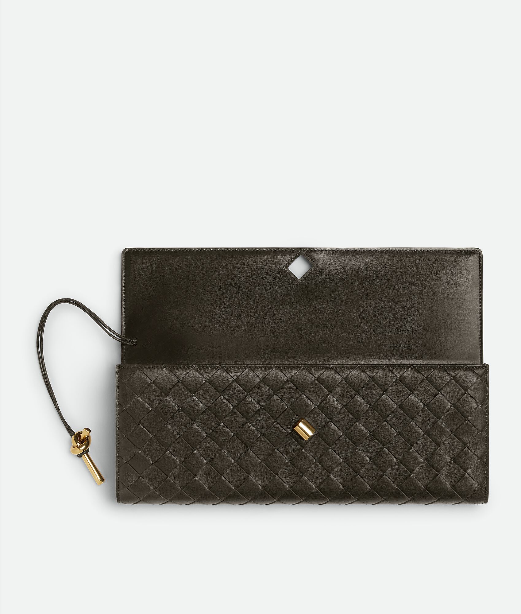 Andiamo Lambskin Clutch - Blue Venezia