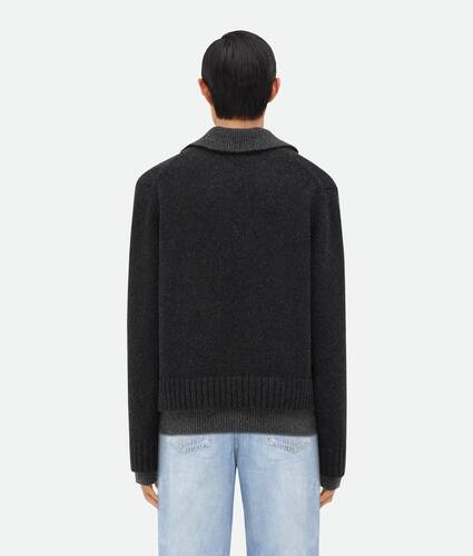 Double Layer Effect Wool Sweater