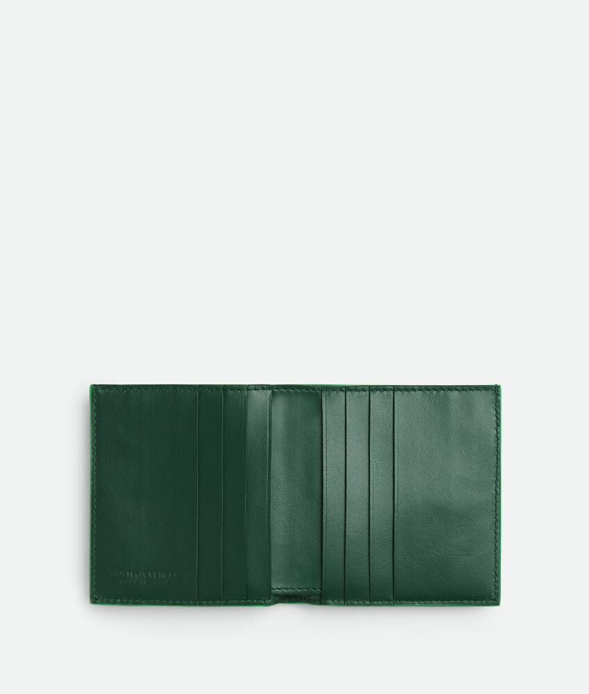 Bottega Veneta Green Bifold Wallet