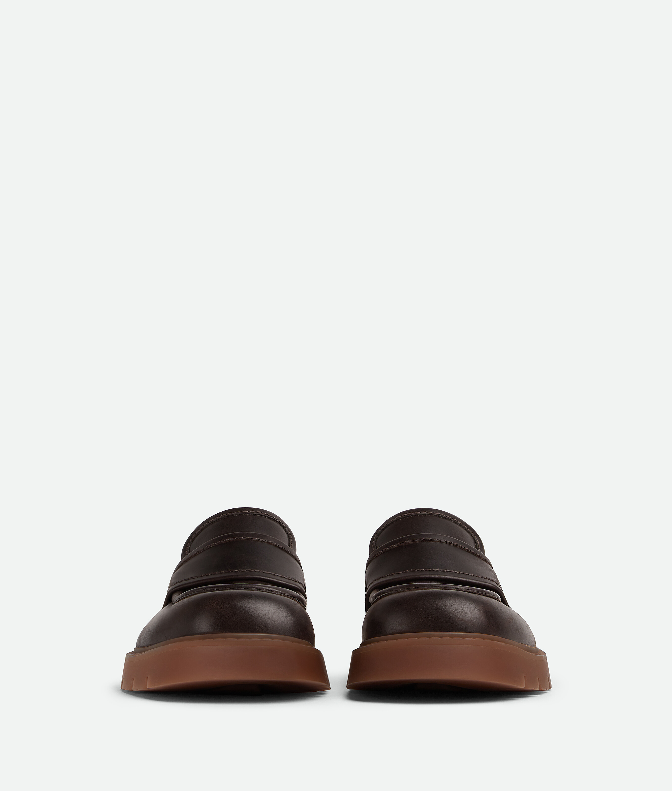 Shop Bottega Veneta Mocassins Haddock In Brown